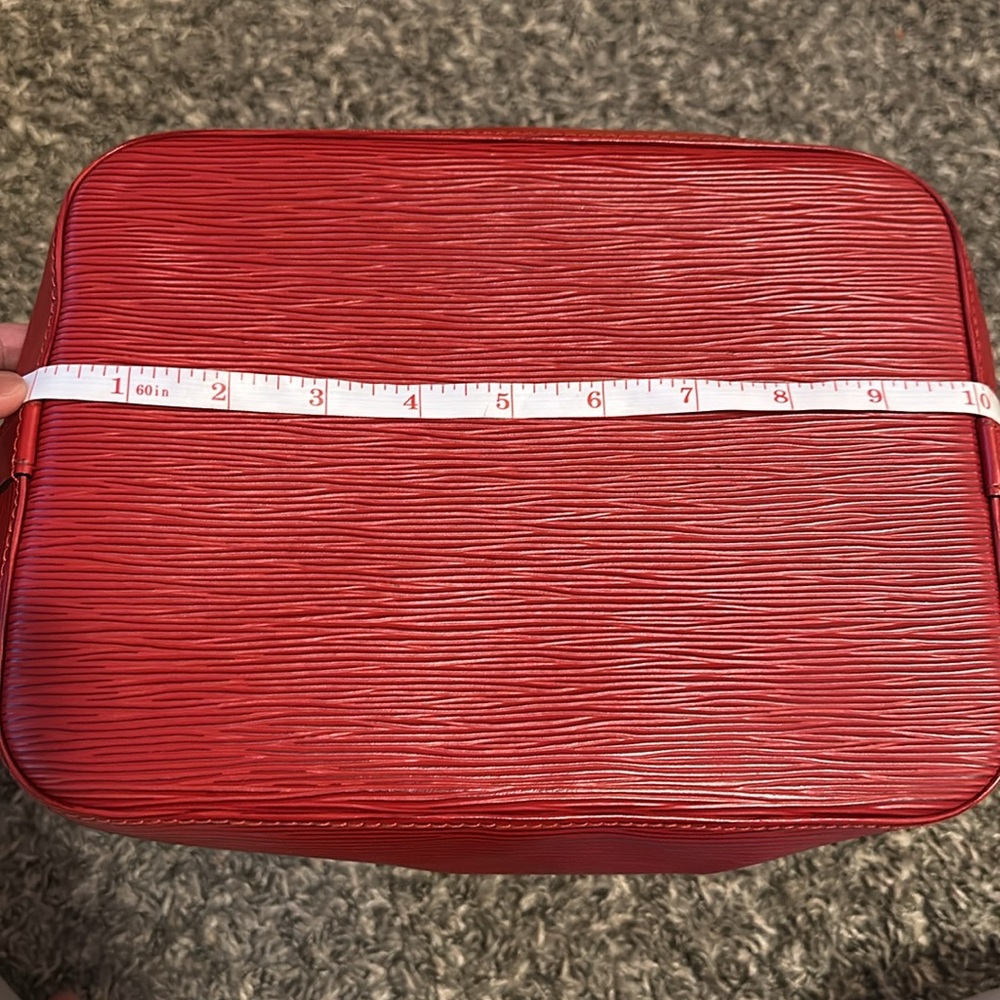 Authentic Louis Vuitton Petit Noe Red - Picture 14 of 16
